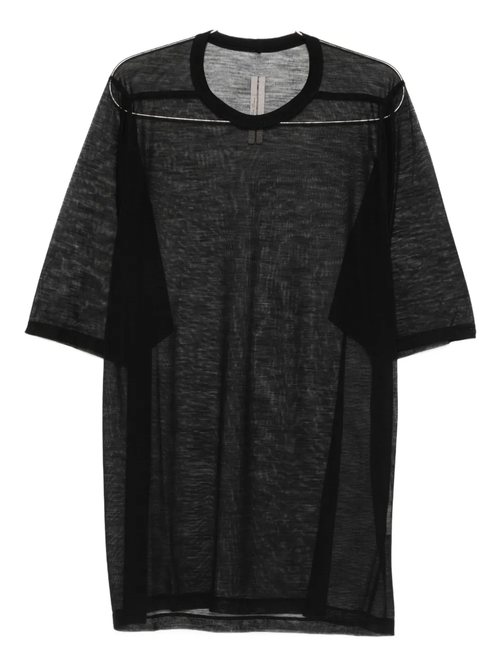 

Футболка из прозрачной шерсти Rick Owens, черный