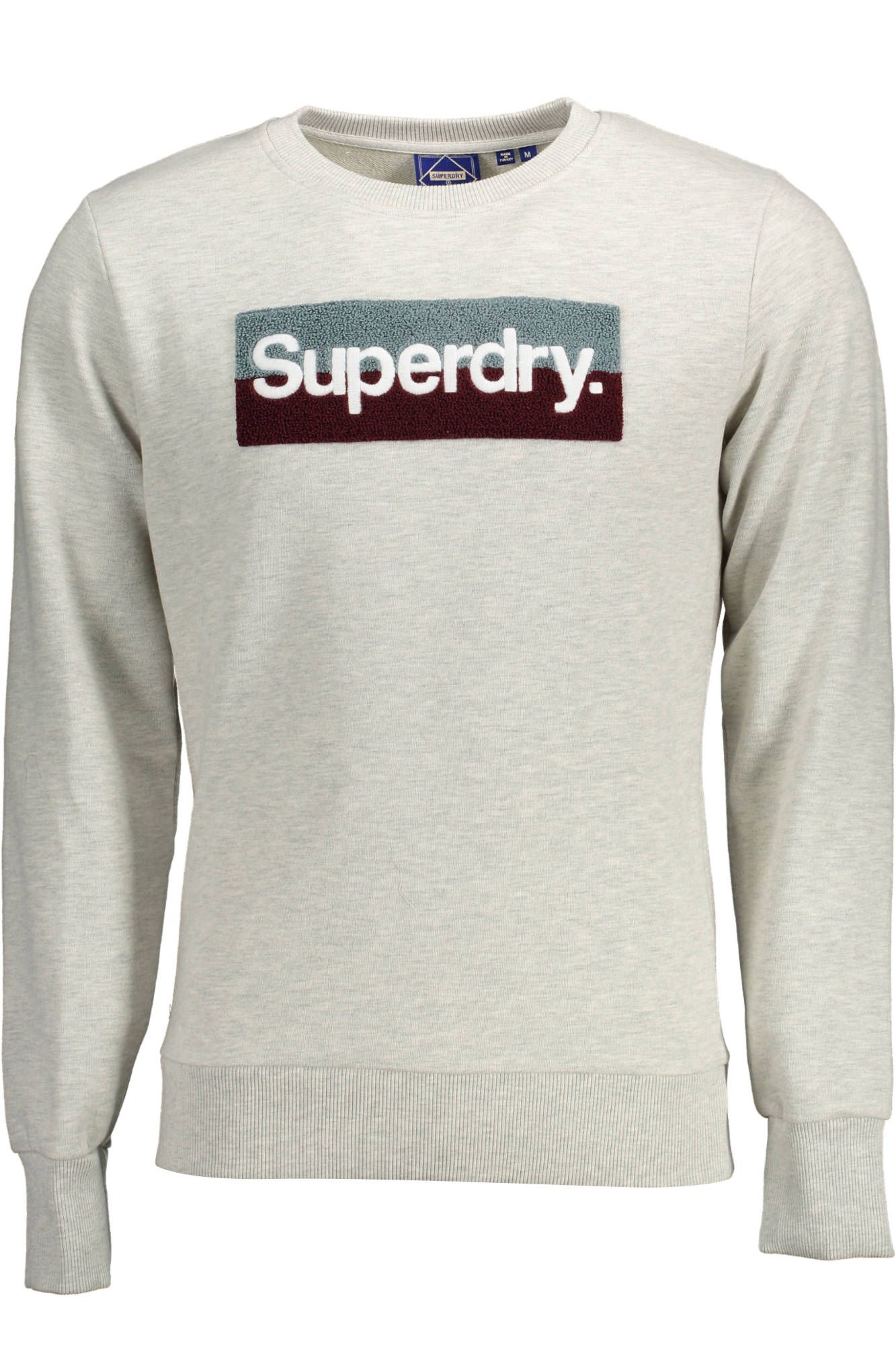 

Серый хлопковый мужской свитер Superdry.