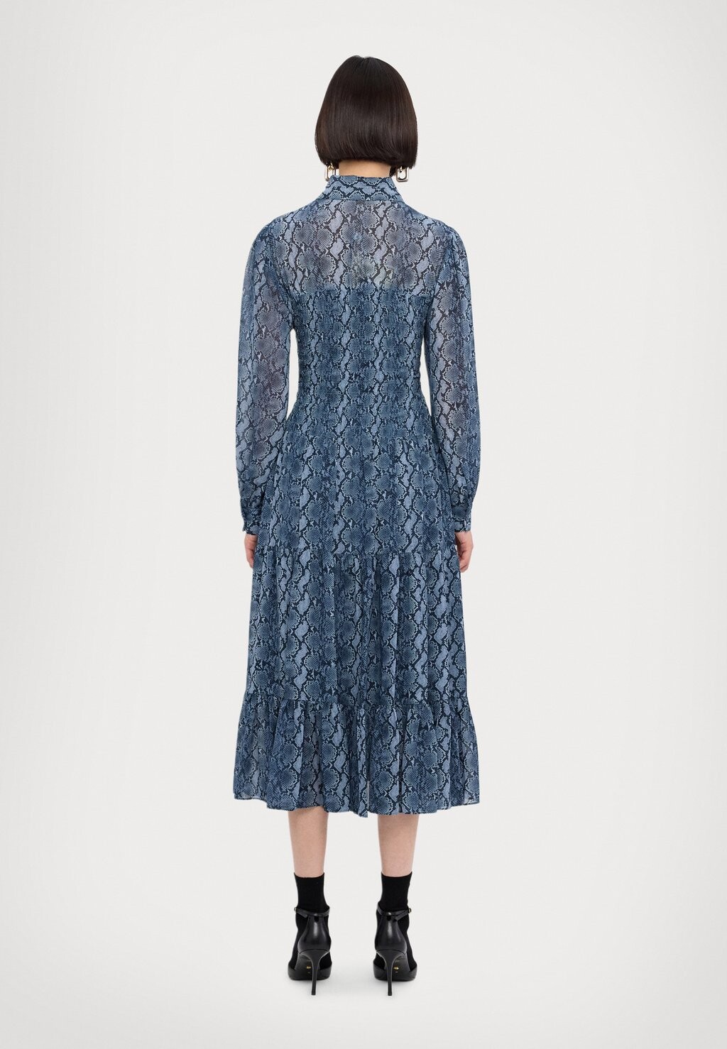 

Платье-рубашка SMOCK DRESS MICHAEL Michael Kors, синий