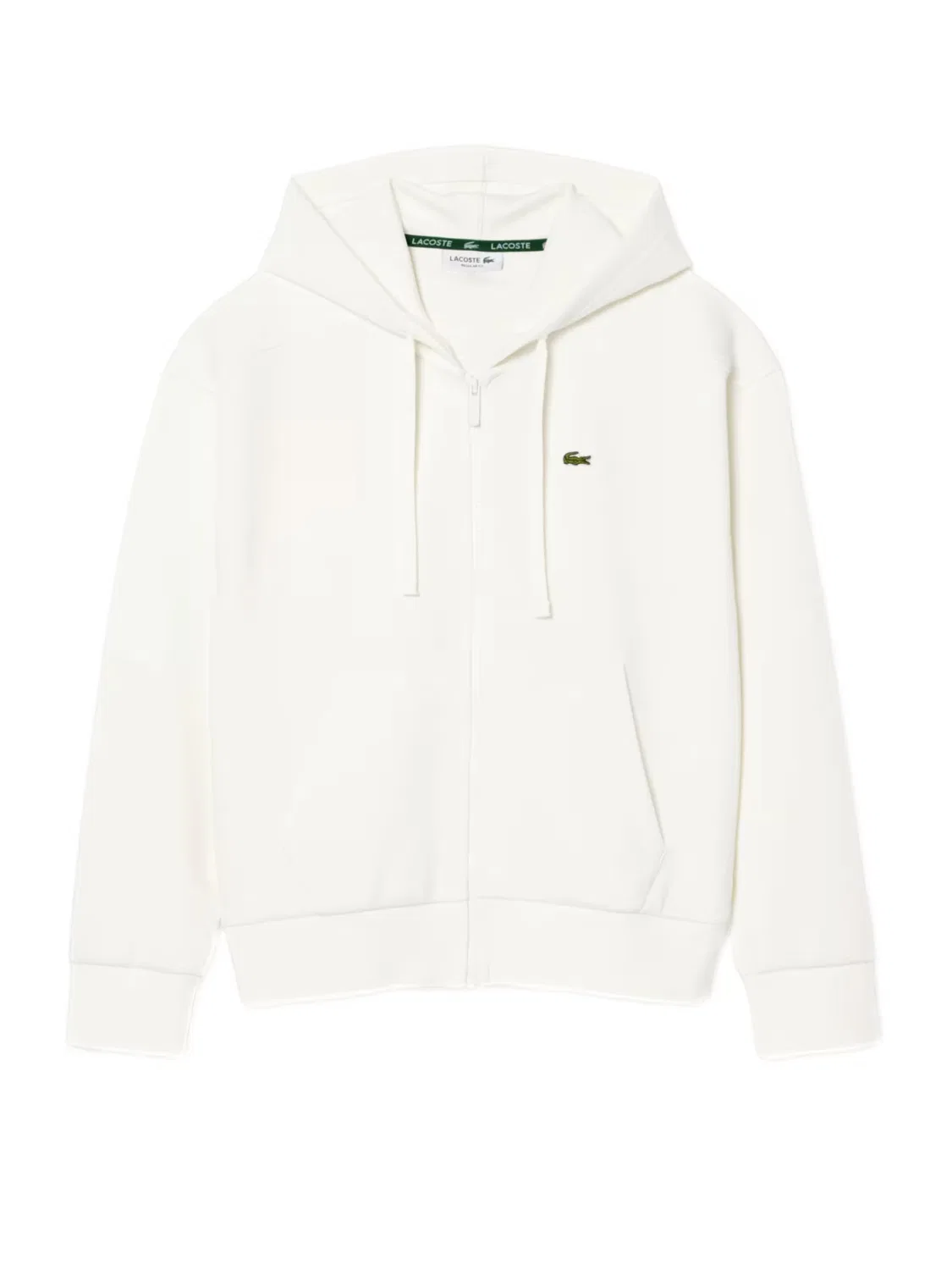 Толстовка на молнии Lacoste, White