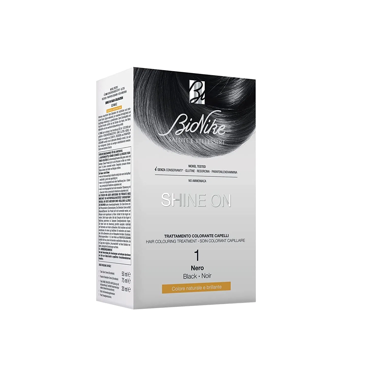 Краска для волос SHINE ON COLORE CAPELLI NERO 1 Bionike
