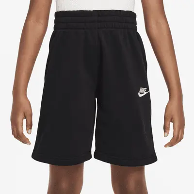 Шорты Nike Sportswear Club Fleece, черный/белый — фото 3