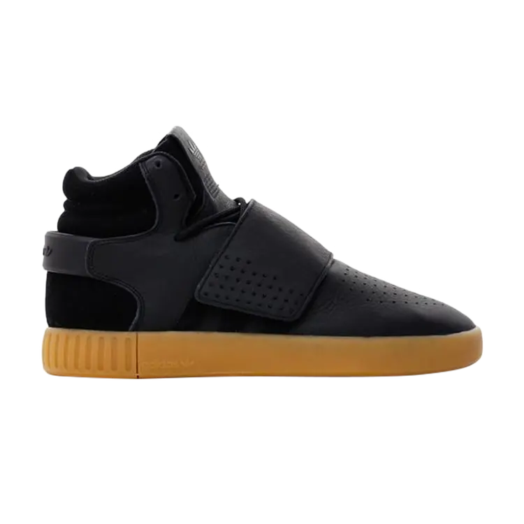 

Кроссовки Adidas Tubular Invader Strap 'Black Gum', черный