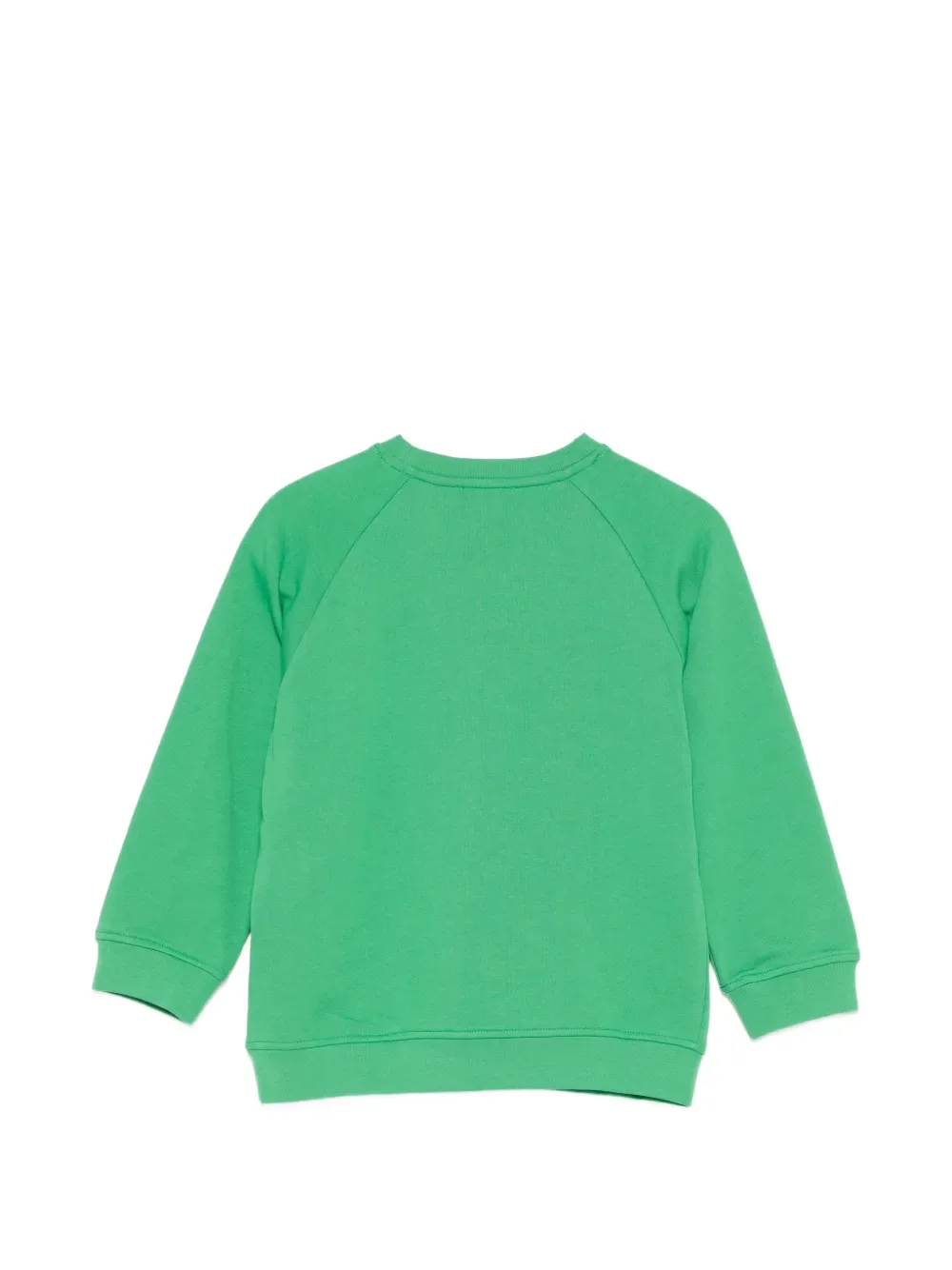 Свитшот с спортивным принтом Stella McCartney Kids, зеленый — фото 2