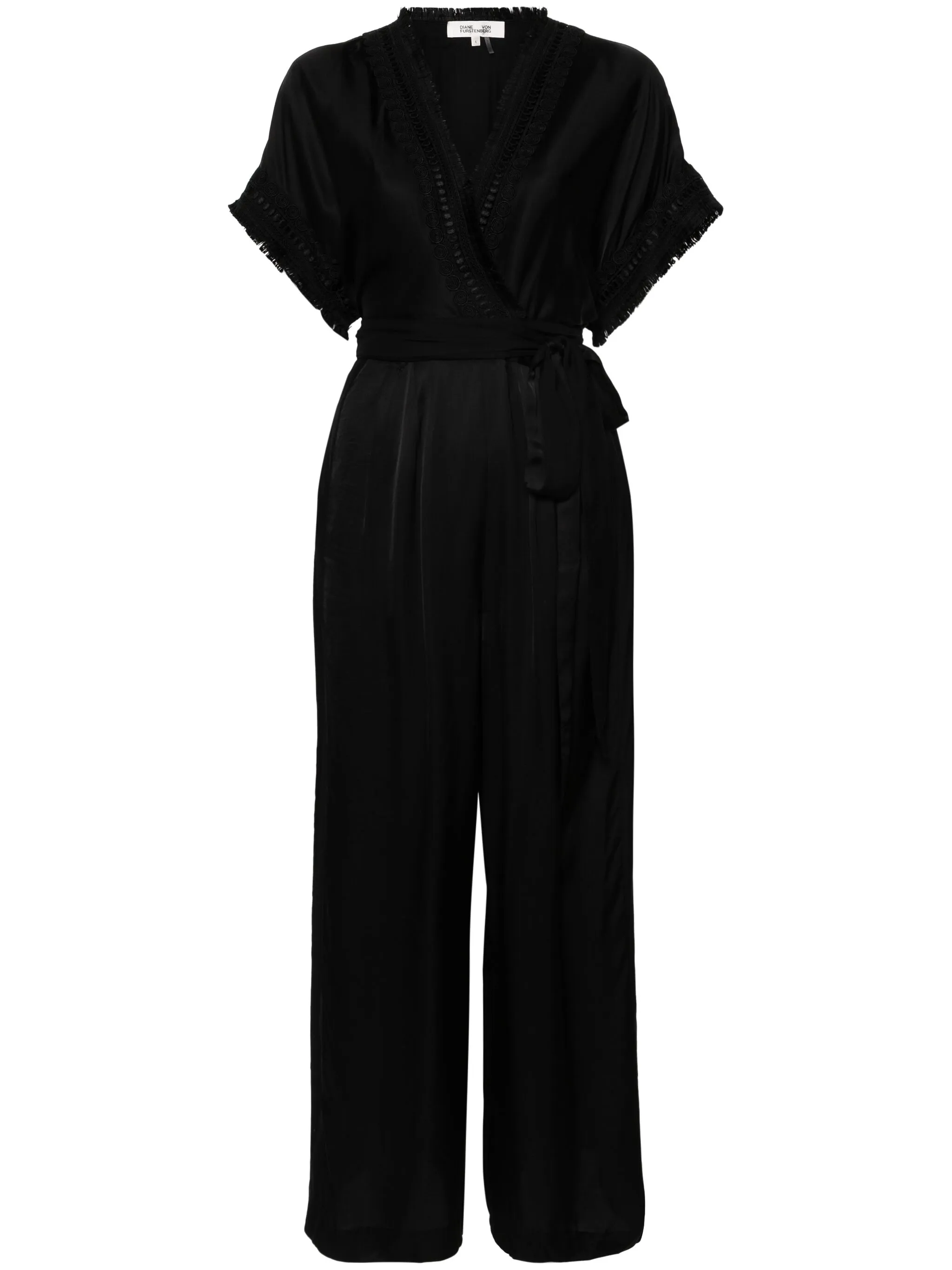 

Комбинезон Dechen с кружевом Dvf Diane Von Furstenberg, черный