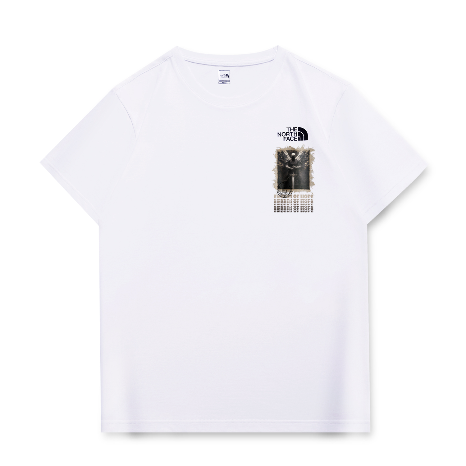 

THE NORTH FACE Футболка унисекс белая, Белый, THE NORTH FACE Футболка унисекс белая