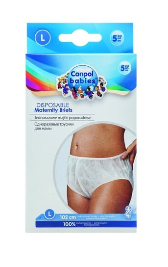 

Трусики послеродовые одноразовые, размер L, 5 шт. Canpol Babies