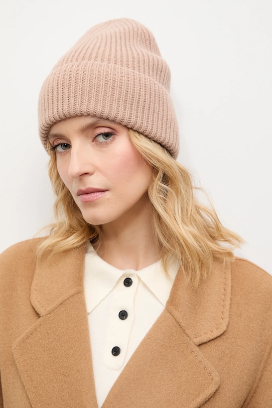 

Шерстяная шапка Answear.LAB, бежевый