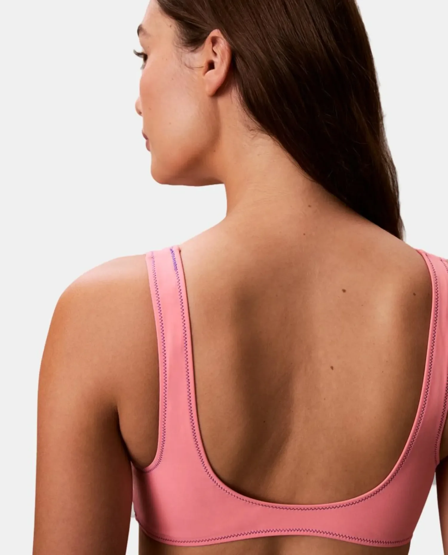 Верхняя часть бикини-бралетта Calvin Klein, розовый — фото 3