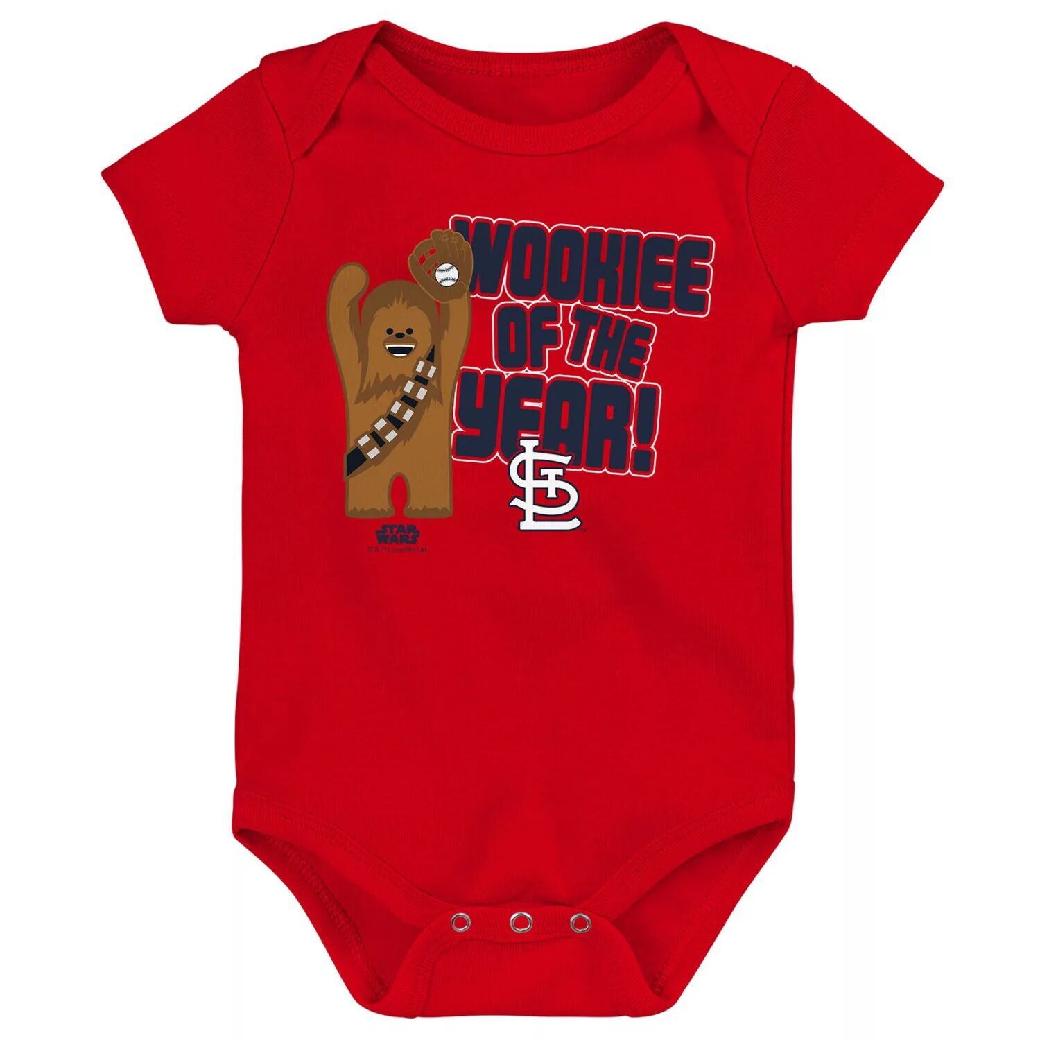 Красный боди St. Louis Cardinals «Вуки года» по мотивам «Звездных войн» для новорожденных и младенцев Outerstuff