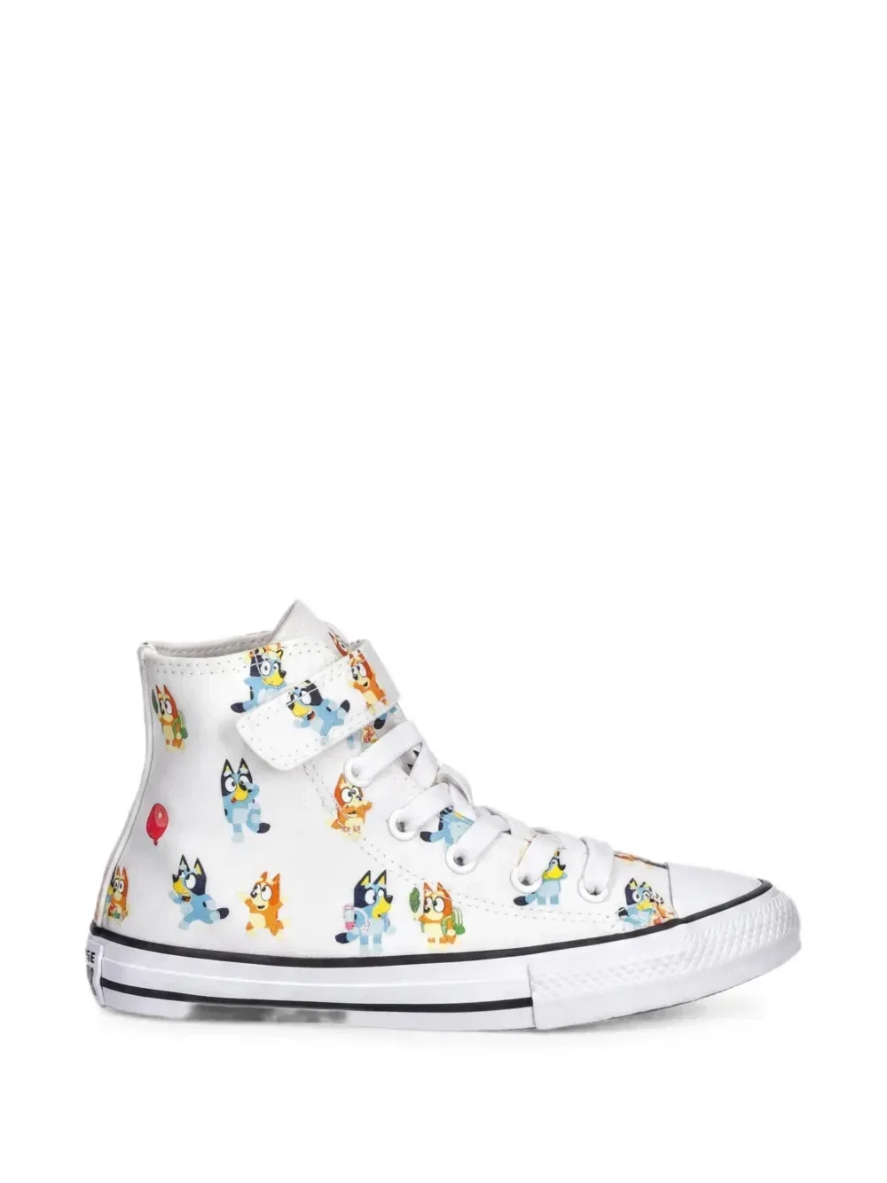 Высокие кроссовки с принтом Converse Kids, белый — фото 2
