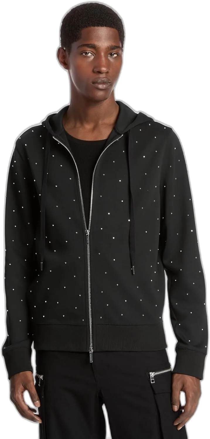 

Michael Kors мужская худи с молнией и заклепками