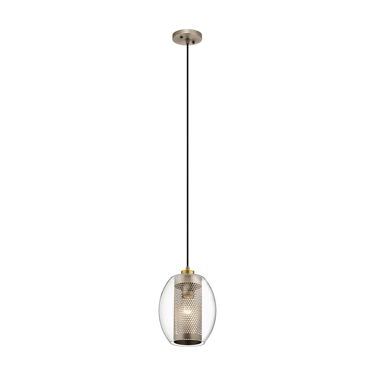 

Подвесной светильник Elstead Lighting, 21,6x33,6 см, серебристый