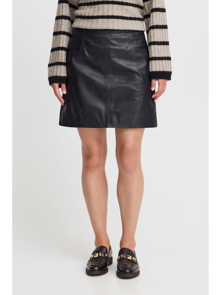 

Мини-юбка b.young Lederrock BYDARAN SKIRT 2 20815514 moderner Lederrock, черный