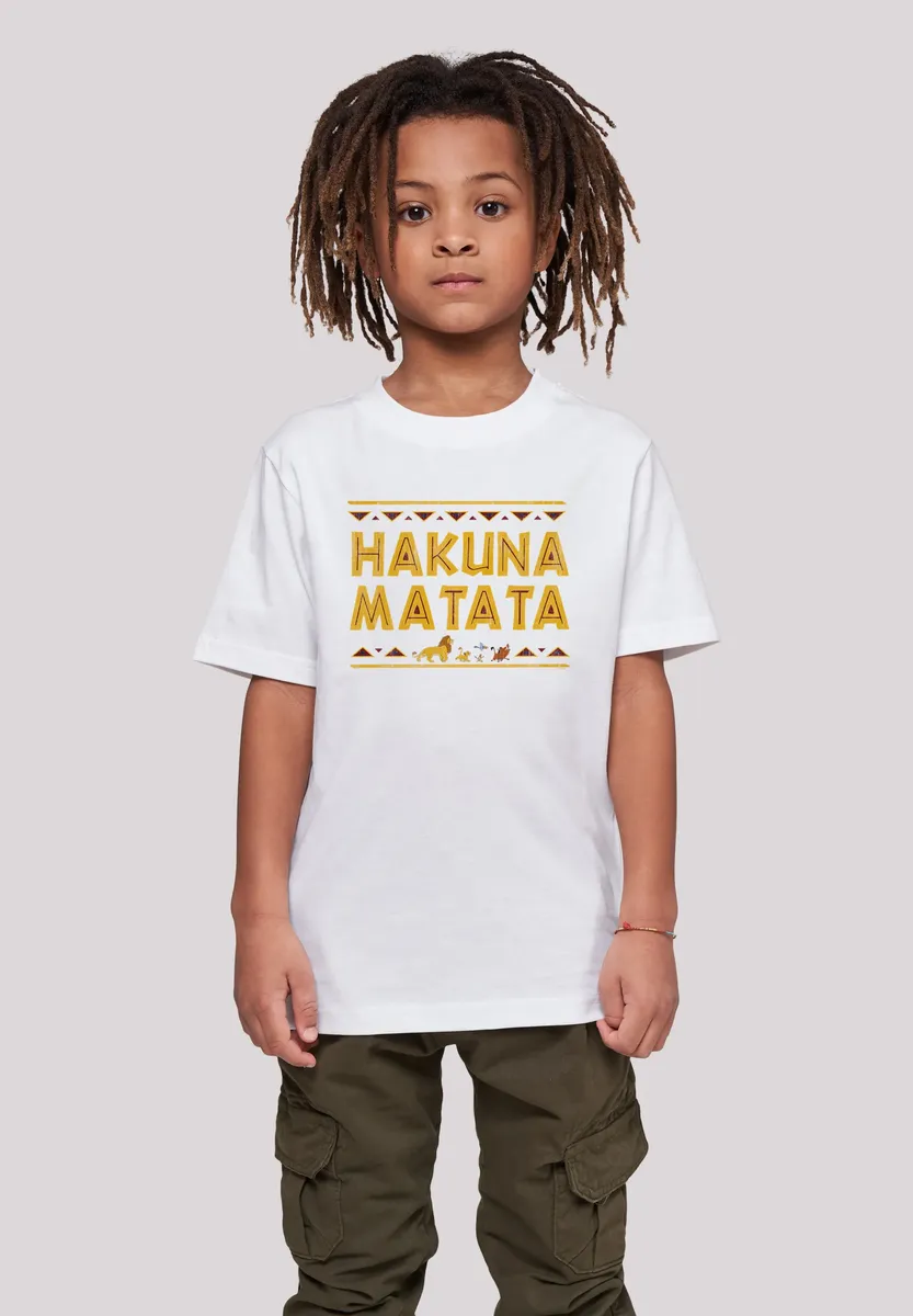 

Футболка F4NT4STIC "Disney King Lion King Hakuna Matata", унисекс для детей, товары премиум-класса, для мальчиков, для девочек, с принтом, белый