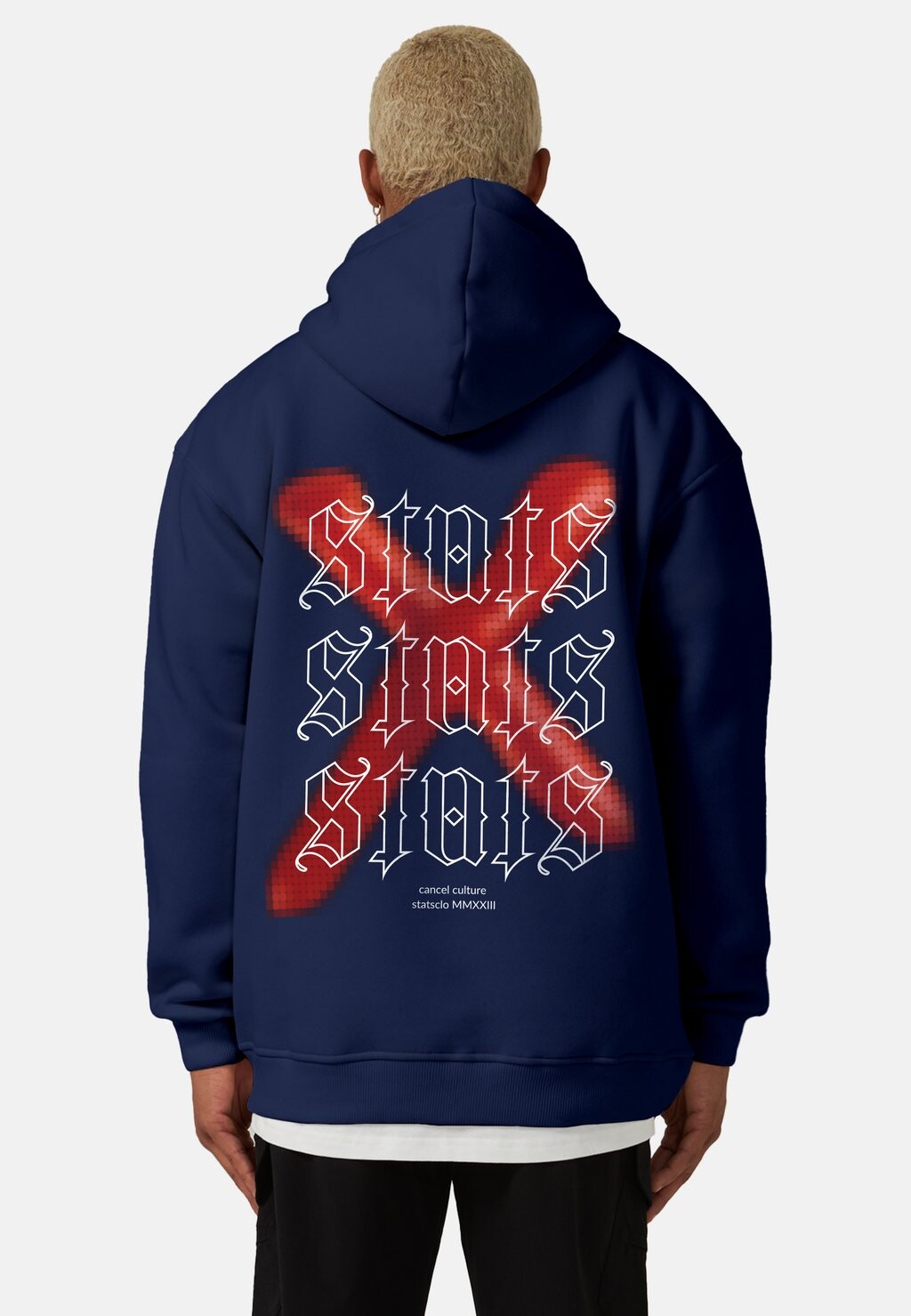 

Толстовка CANCEL Stats, цвет blue
