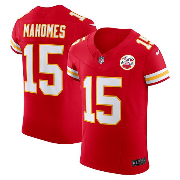 Мужская футболка Patrick Mahomes Kansas City Chiefs Vapor FUSE Elite красная Nike — фото 2