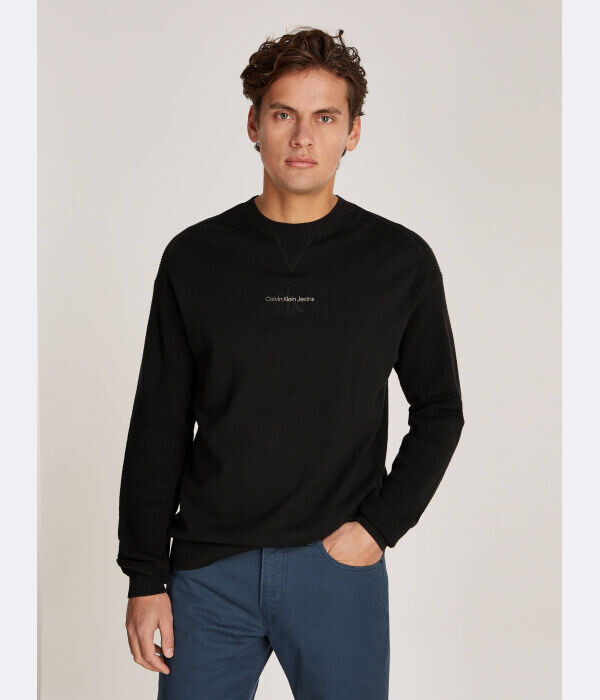 

Свитер мужской Calvin Klein Jeans хлопковый, черный