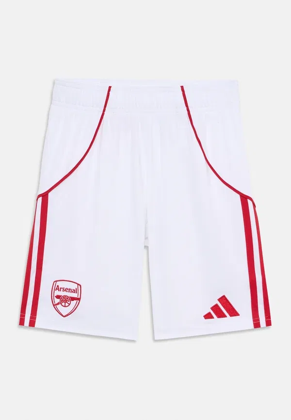 Шорты детские спортивные Arsenal FC Home Shorts Kids Adidas Performance, белый/ярко-алый
