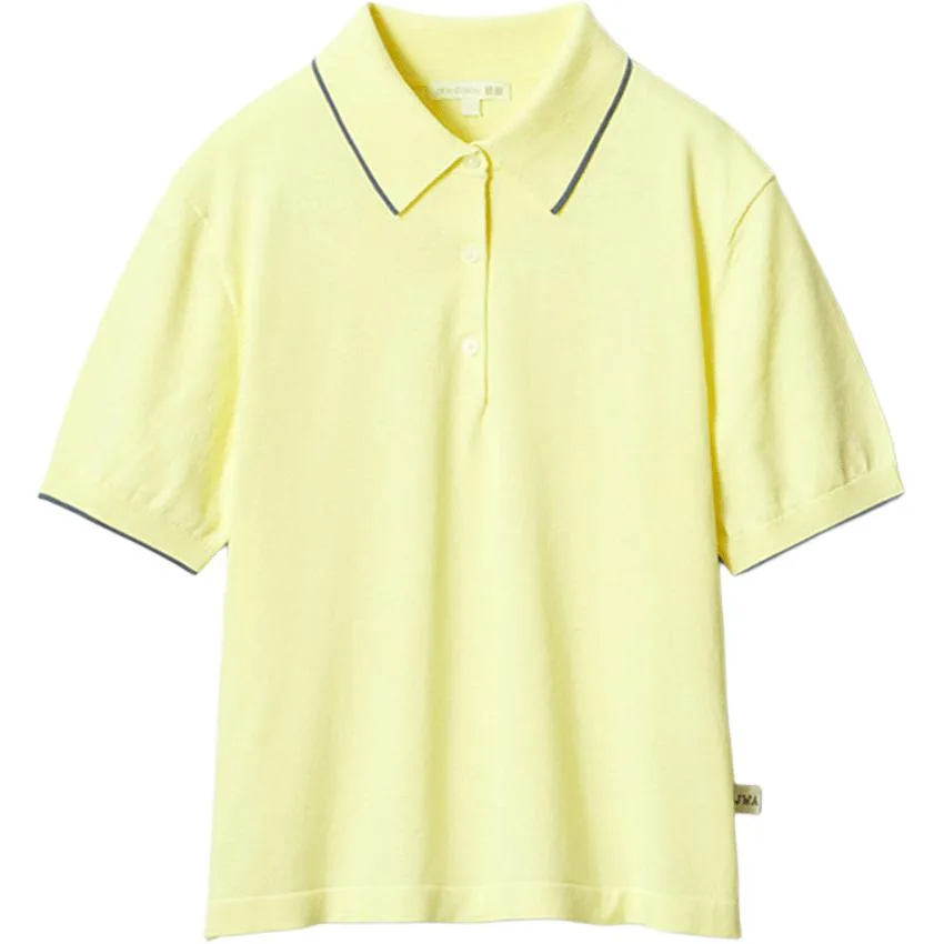 Футболка-поло JW Anderson SS26 женская UNIQLO, 41 Apricot Yellow