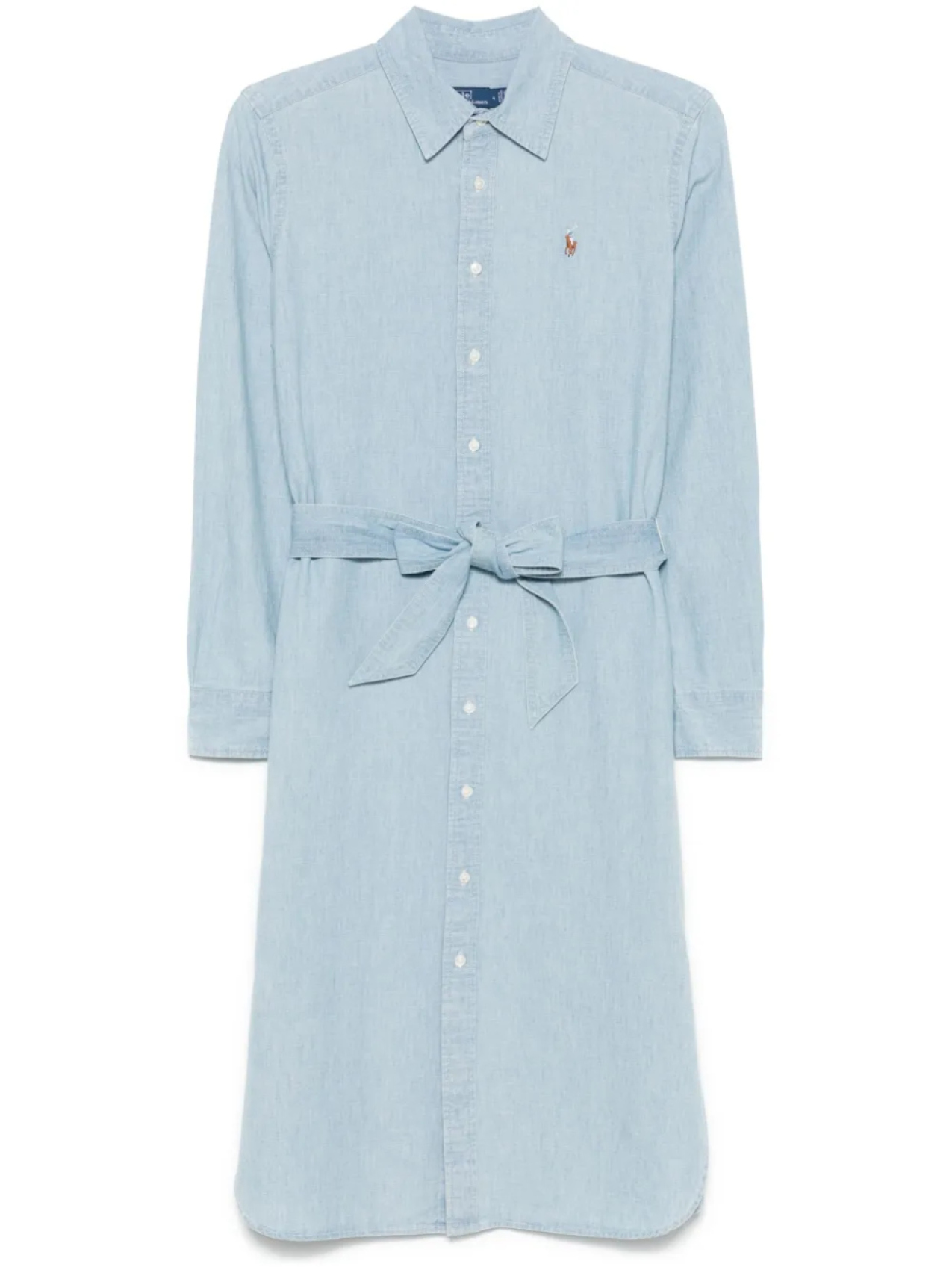 

Мини-платье Polo Ralph Lauren Polo Pony с вышивкой, синий