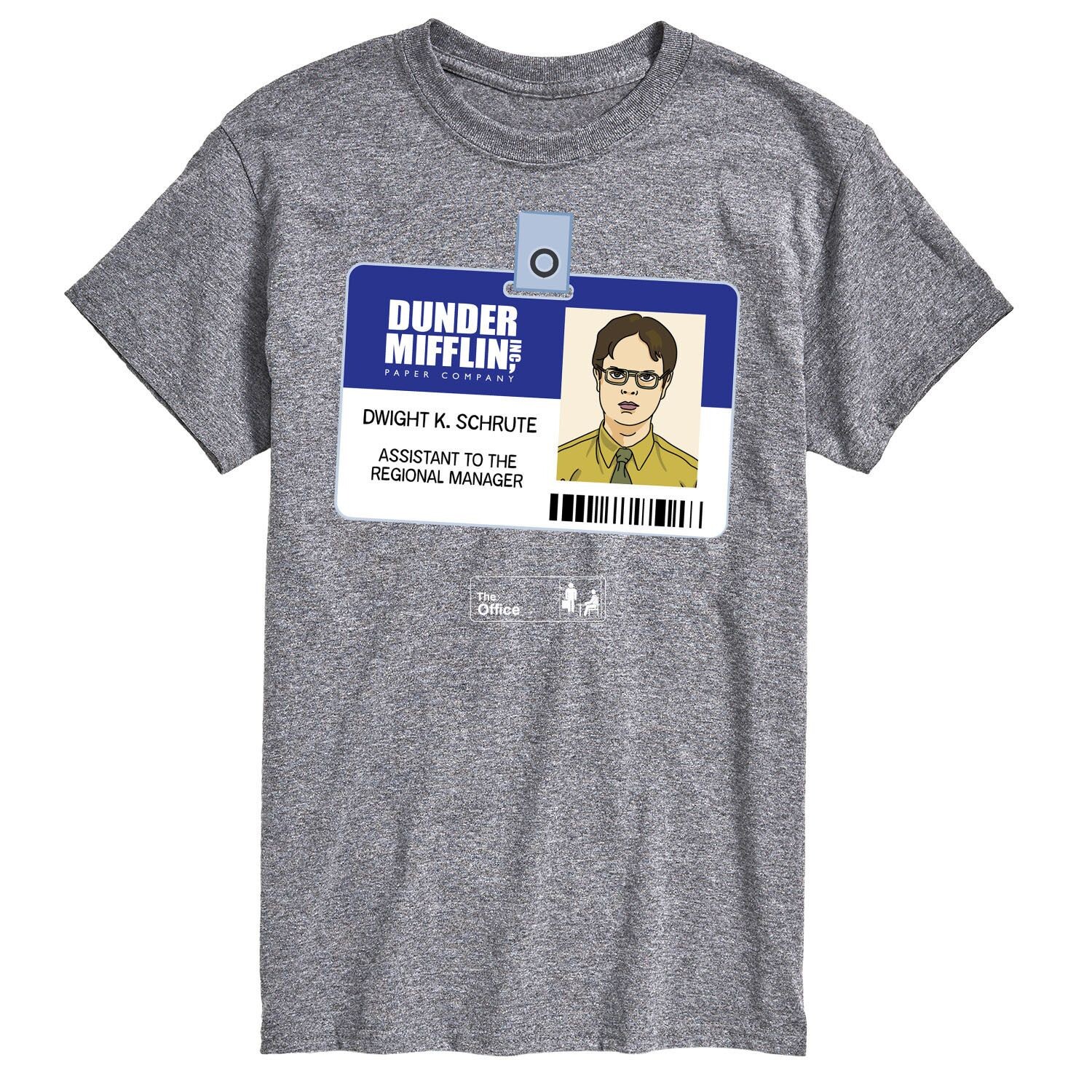 

Мужская футболка с логотипом The Office Dwight Schrute Licensed Character