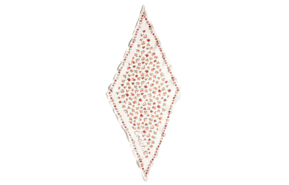 

COACH Шёлковый шарф, White