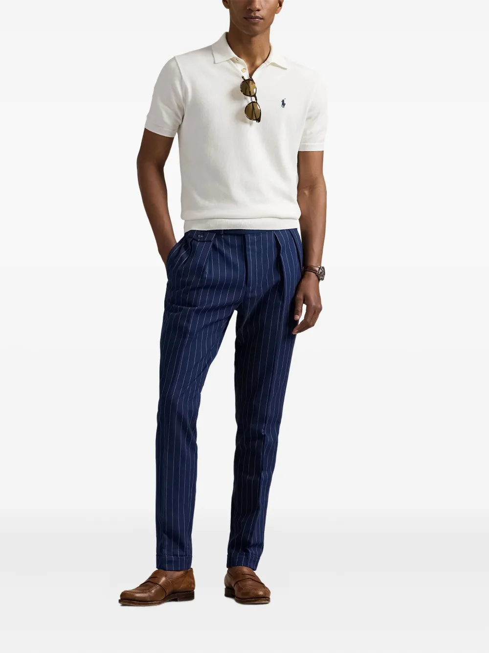 Рубашка поло с короткими рукавами POLO RALPH LAUREN, белый — фото 2