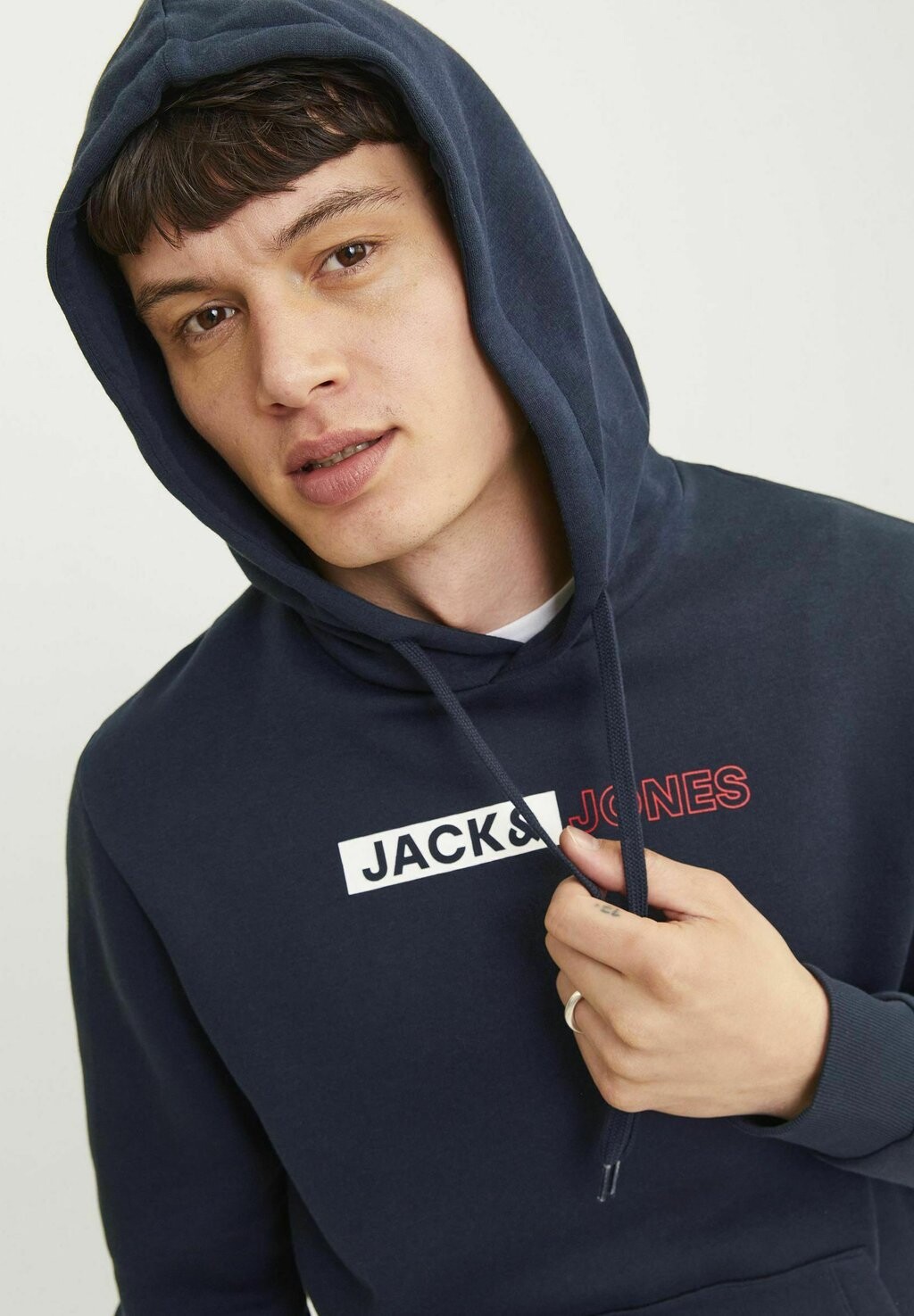 

Толстовка с капюшоном CORP LOGO PLAY NOOS Jack & Jones, темно-синий