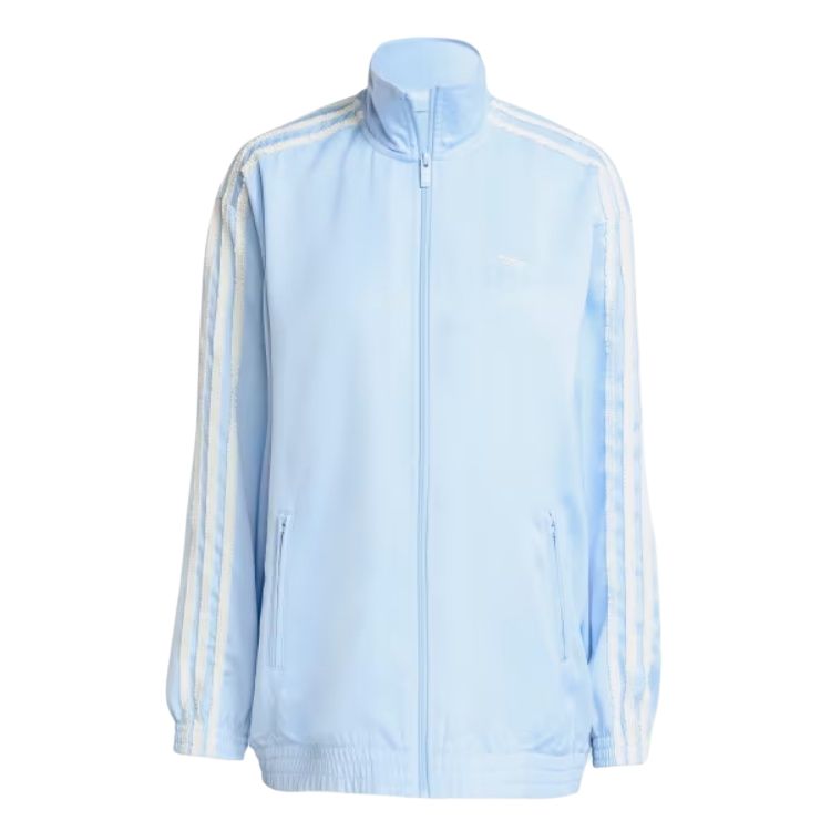 Adidas Originals Обрезанный спортивный пиджак Adidas, Sapphire Blue