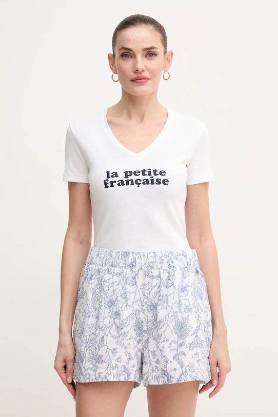 

Хлопковая футболка La Petite Française, белый