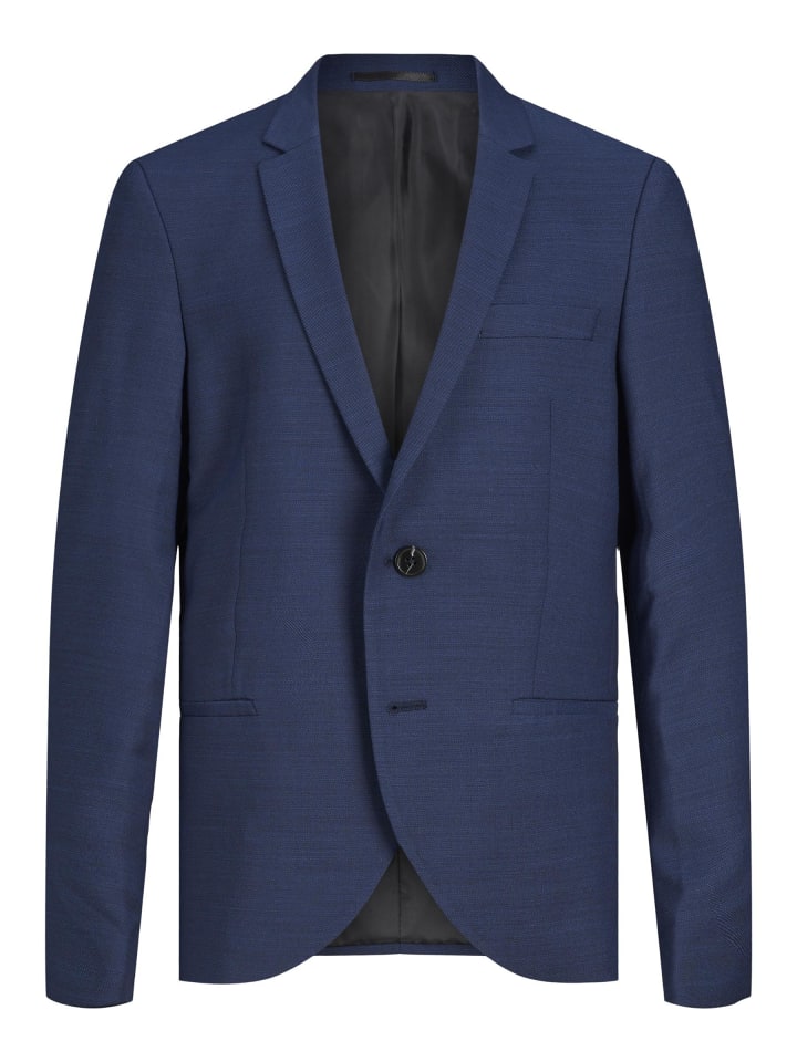 JACK & JONES Junior Однобортный пиджак средневекового синего цвета