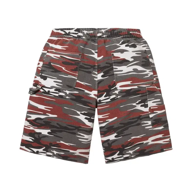 Спортивные шорты Supreme Double Knee Painter Sweatshort, красный — фото 2