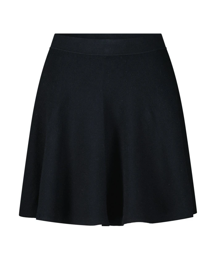

Мини-Юбка А-силуэта из хлопкового пике Polo Ralph Lauren, черный