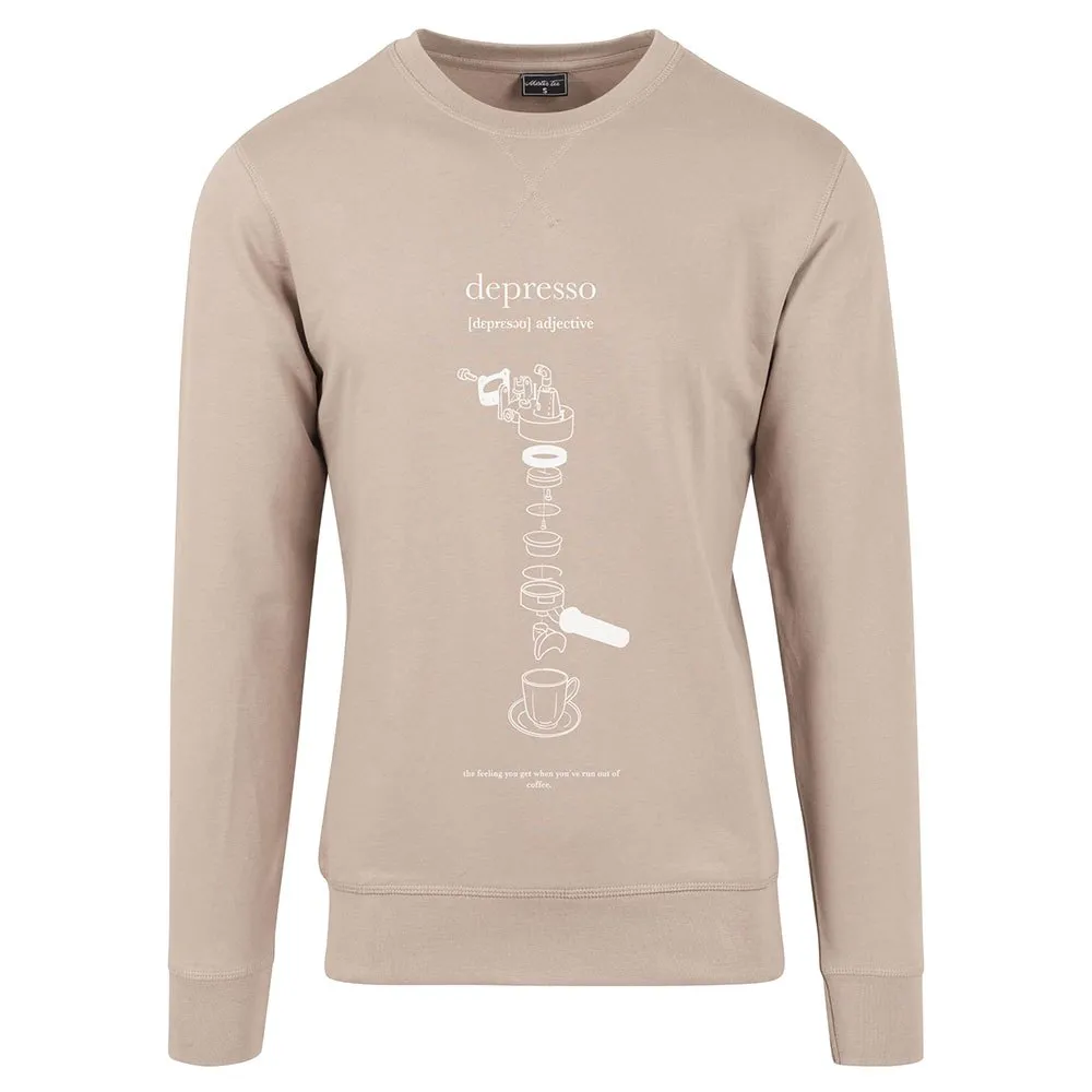 

Толстовка Mister Tee Depresso, бежевый