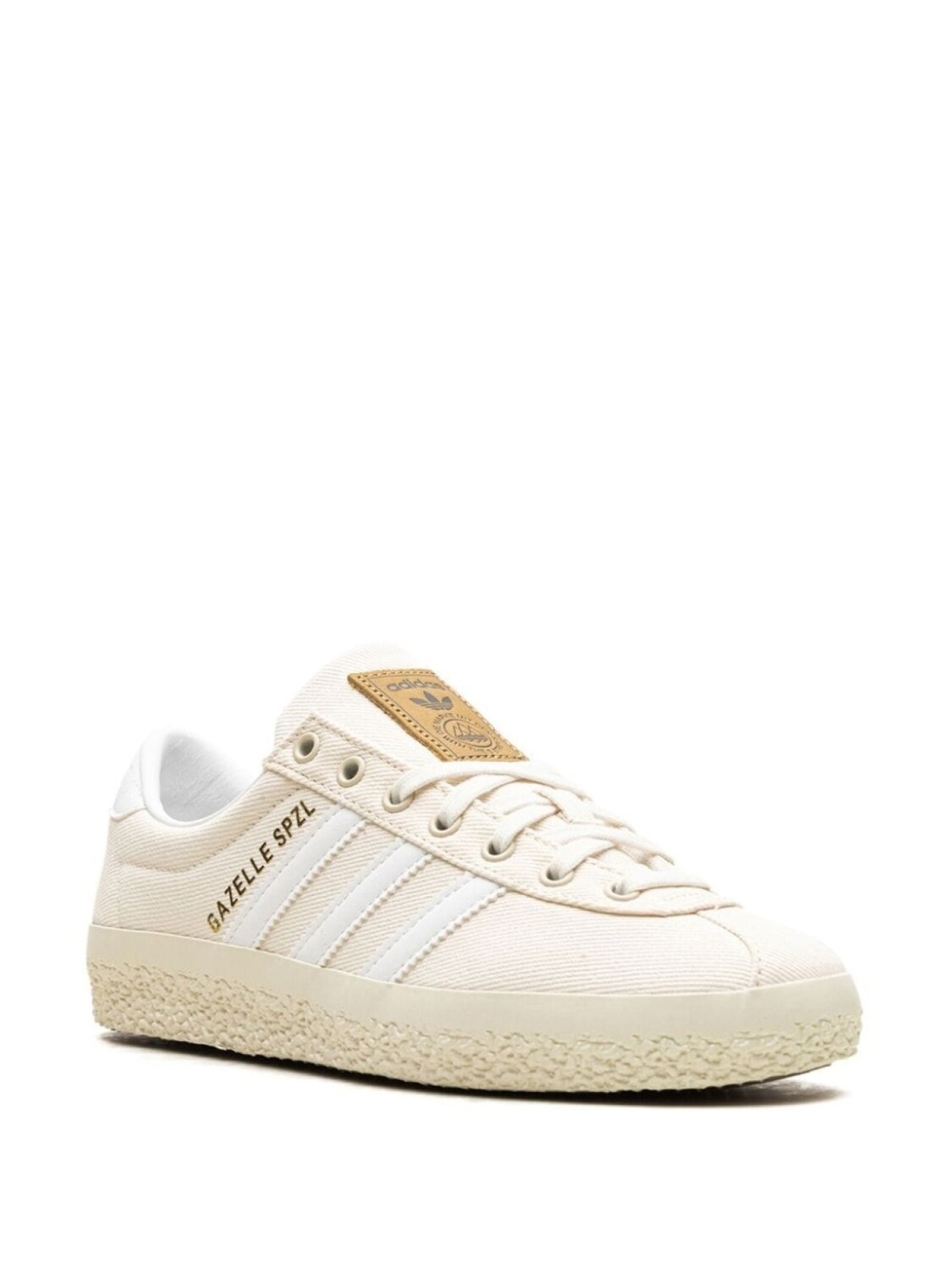 Adidas твиловые кроссовки Gazelle, нейтральный цвет — фото 2