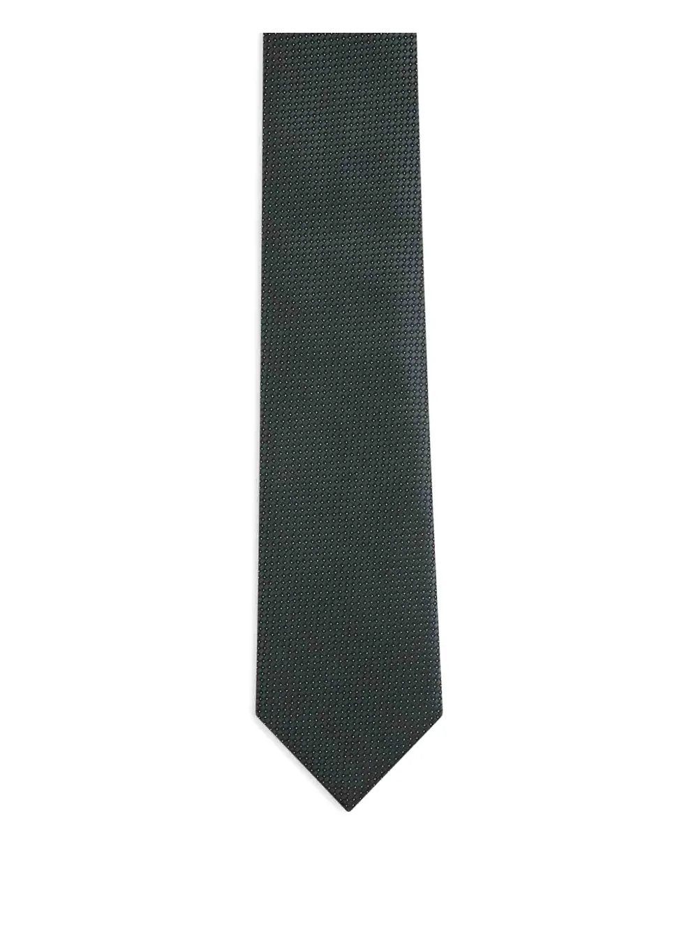 

Шелковый галстук в горох Zegna, черный
