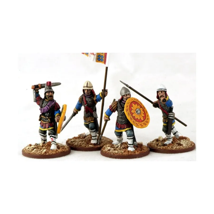 

Византийское пехотное командование - ламеллярный, Gripping Beast Miniatures - Byzantine Periods - Rus & Slavs (28mm)