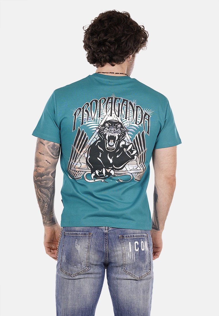 

Футболка с принтом Propaganda, светло-зеленый