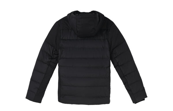 Пуховик adidas Outdoor Sports Slim Fit hooded down Jacket Black, черный — фото 2