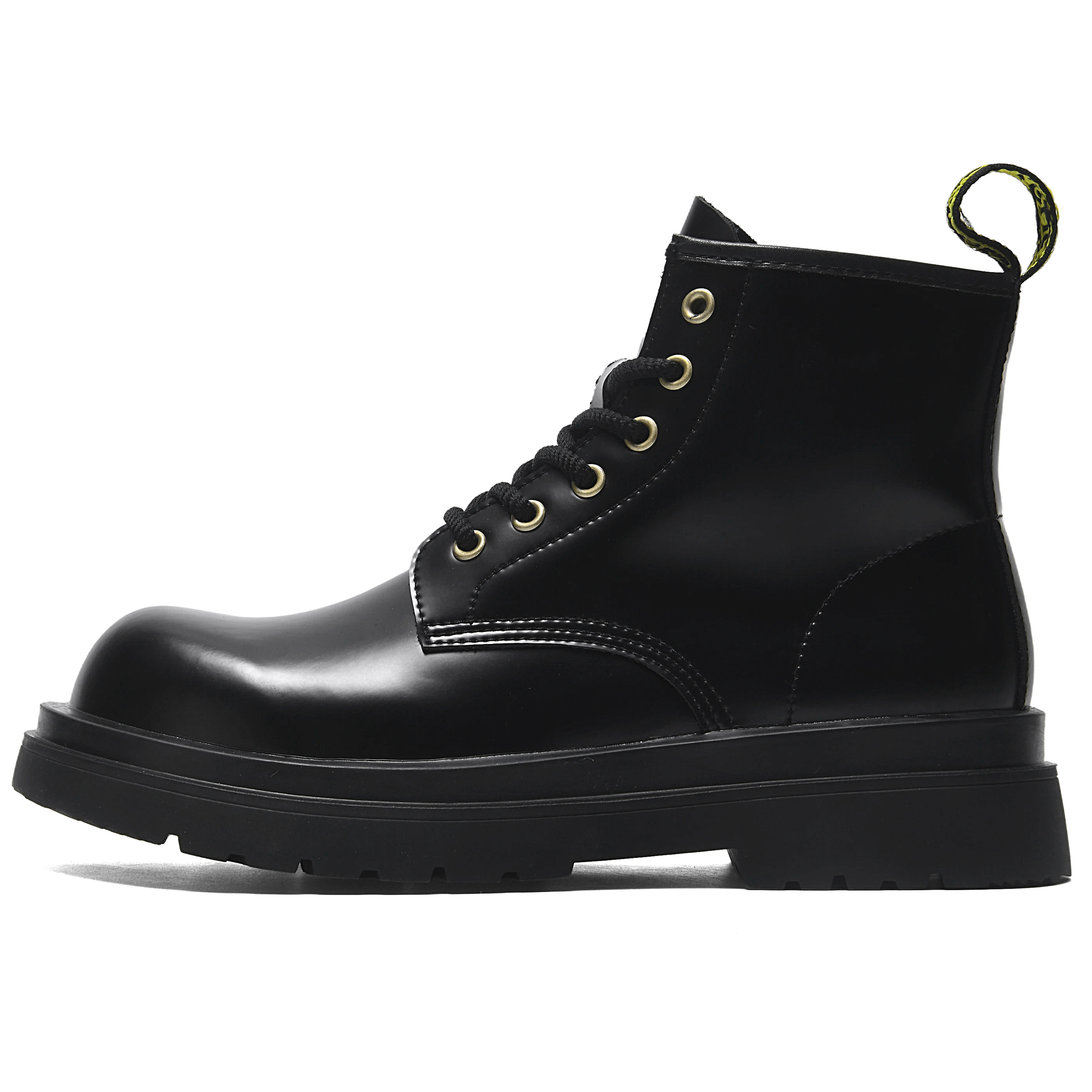 

Мужские короткие ботинки-мартины ZHENEN 4,5 см TRUE-N, Black [Six-Hole]