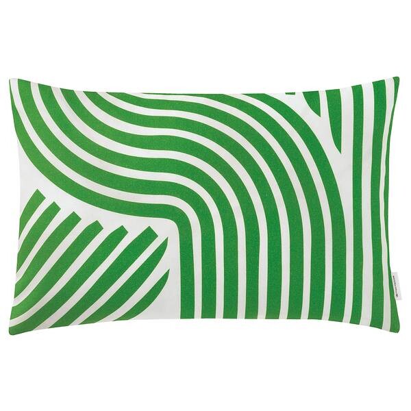 

Чехол на подушку Tom Tailor Organic Waves, 30x50x1 см, зеленый