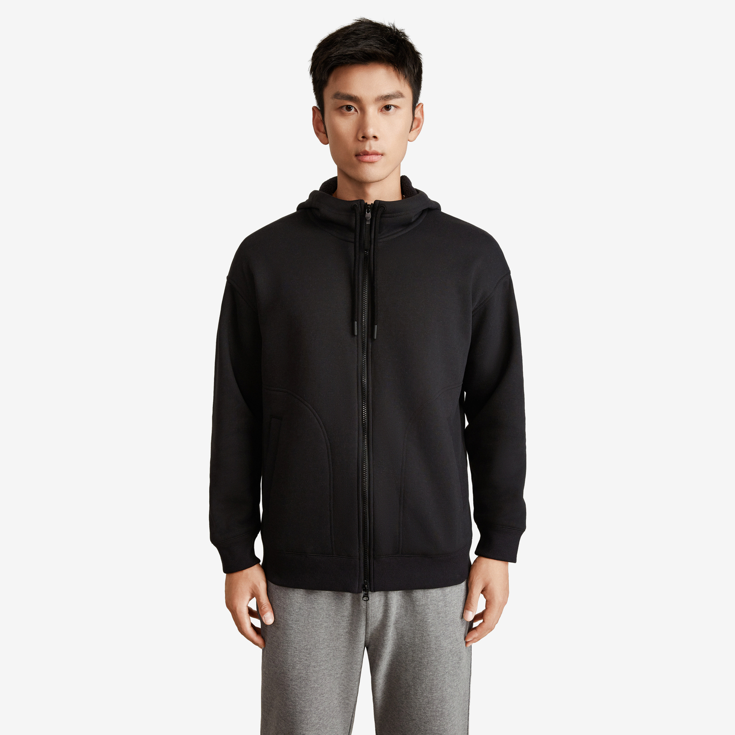 

Мужская флисовая спортивная куртка Domyos