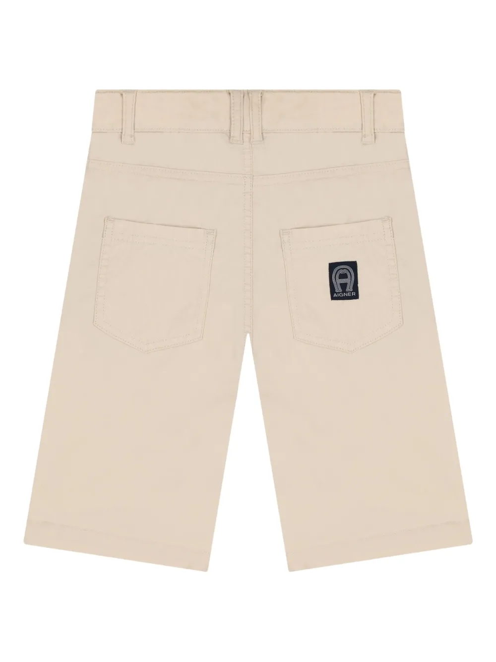 Шорты с логотипом и вставками Aigner Kids, нейтральный — фото 2