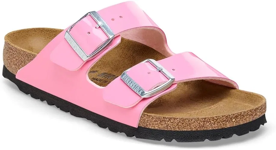 Лакированные сандалии унисекс BIRKENSTOCK Arizona BS Birko-Flor, Pink