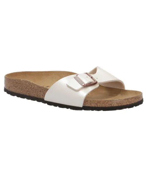 Мадридские тапочки Birkenstock, белый