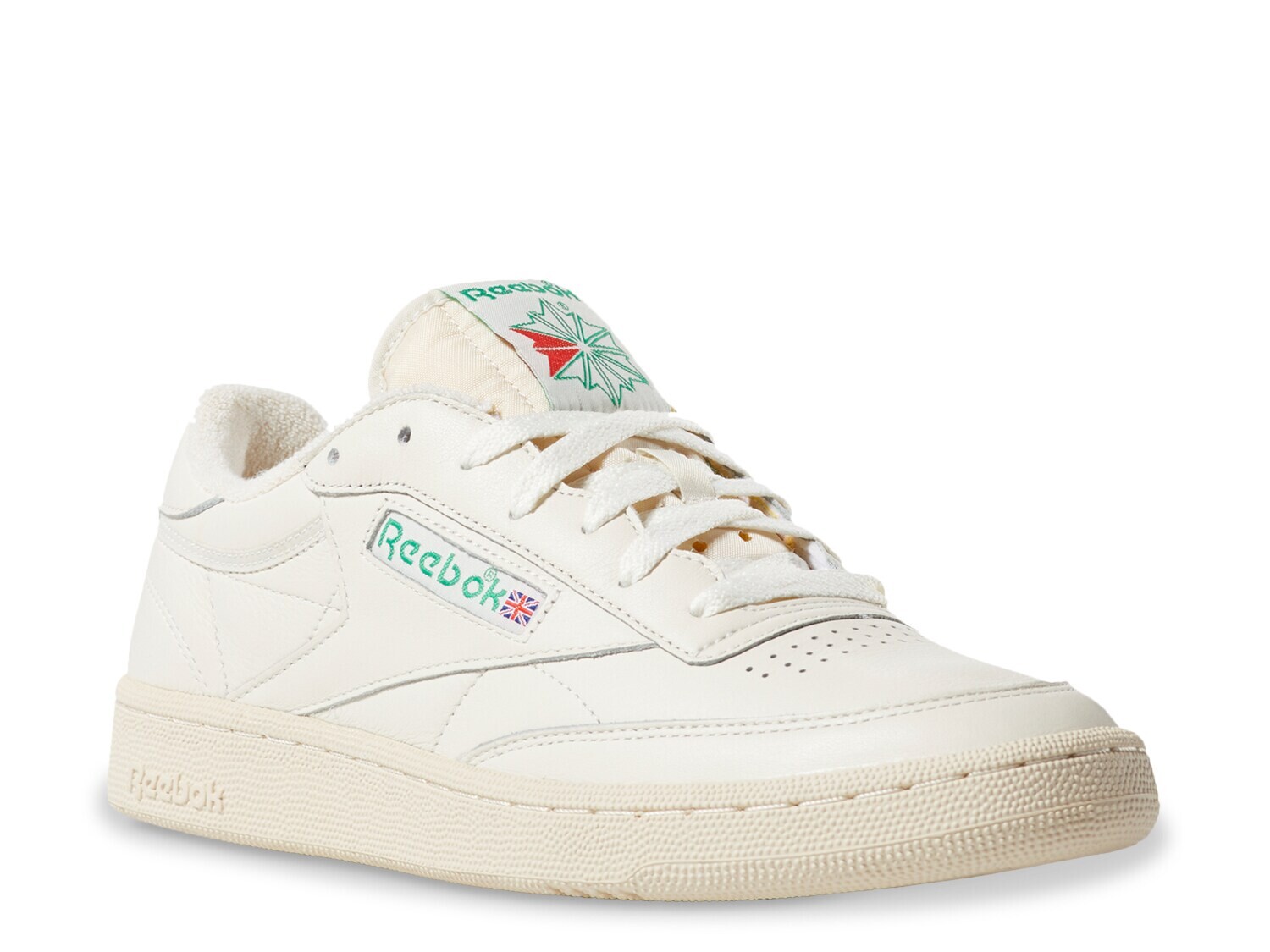 

Кроссовки Reebok Club C 85 Vintage, белый/зеленый