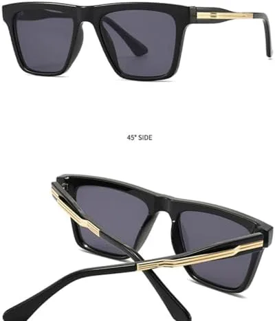 

Популярные квадратные солнцезащитные очки для женщин 2027 года, трендовые градиентные оттенки, солнцезащитные очки UV400 для мужчин MTZJH, Brown Tea Gradient