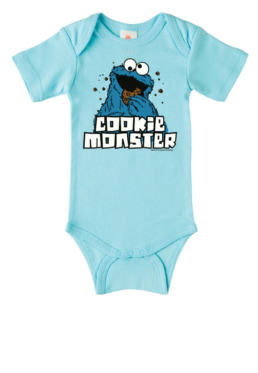 

Комбинезон LOGOSHIRT Krümelmonster, синий/светло-синий