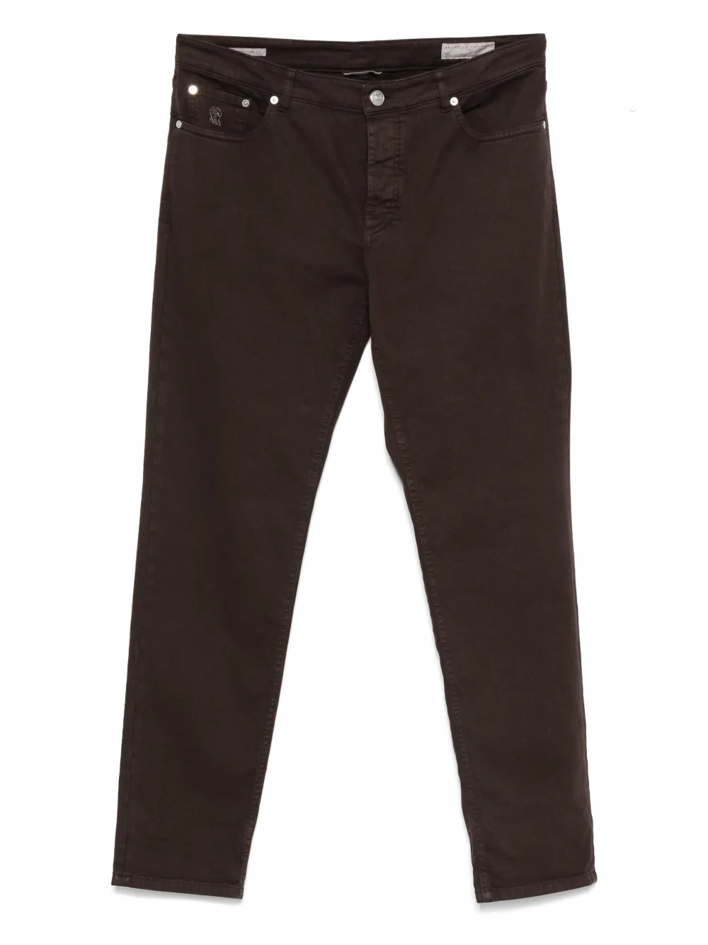 

Прямые джинсы Brunello Cucinelli, коричневый